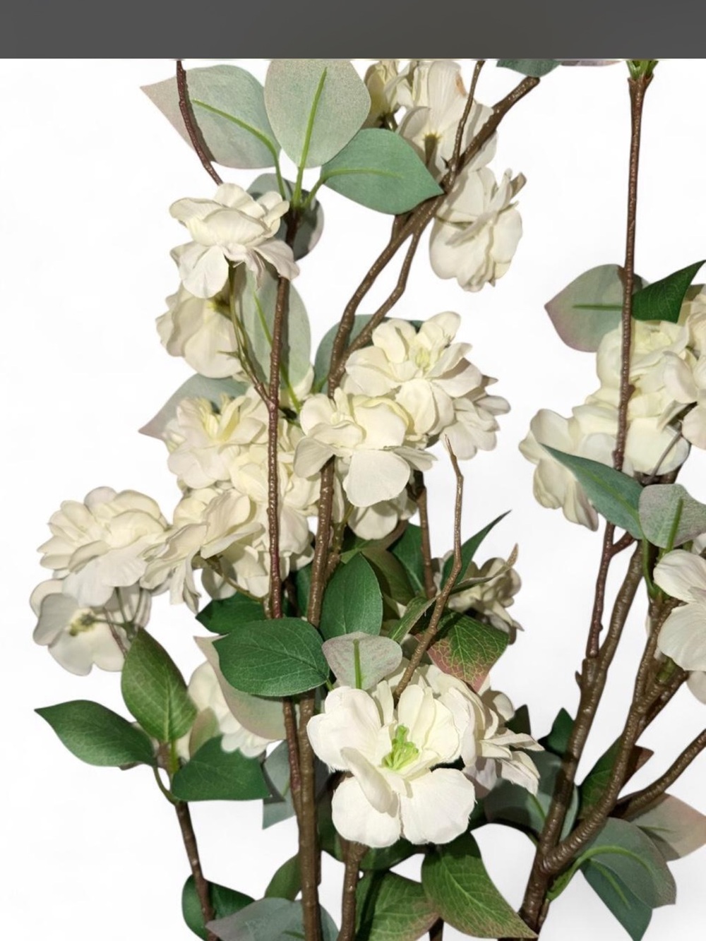 White magnolia faux flowers - Picture 2 of 2